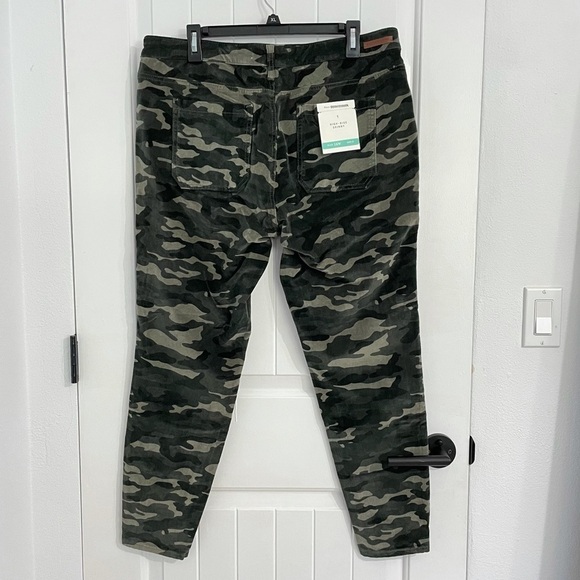 NWT Anthropologie Pilcro Camouflage High-Rise Skinny Corduroy Pants - Picture 9 of 10